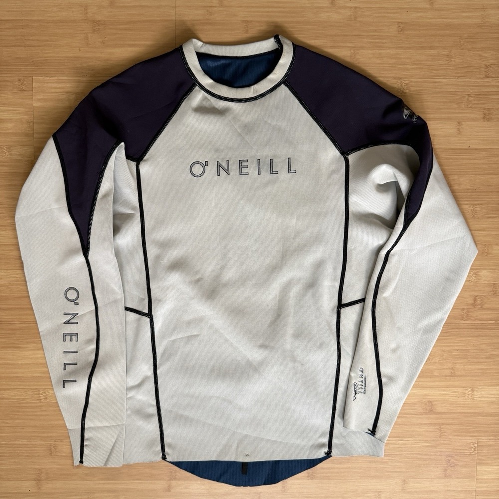 O'Neill Mens Hyperfreak Men XL .5mm Neoprene Skins Long Sleeve Gray TechnoButter